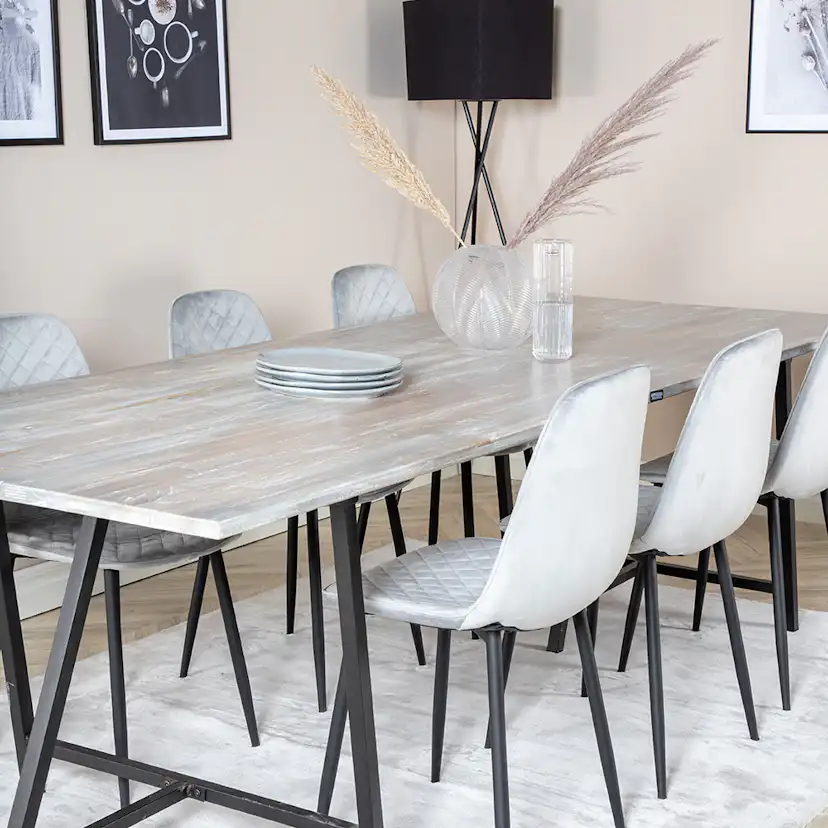 Matgrupp Venture Home Jenni med 6 Phoi Stolar