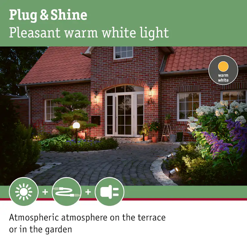 Spotlight Paulmann Classic Plug & Shine LED IP65 24V