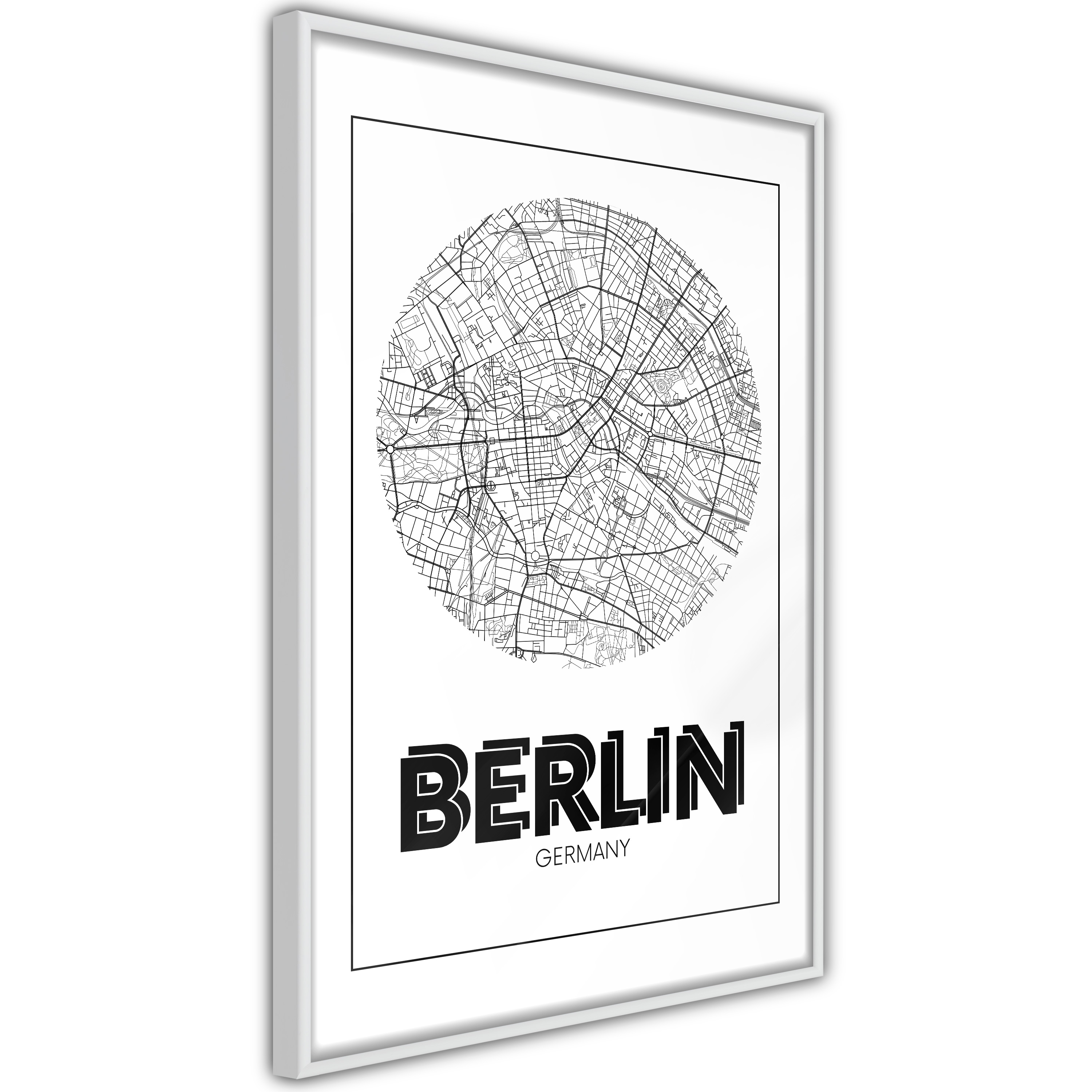 Poster Artgeist Affisch Retro Berlin