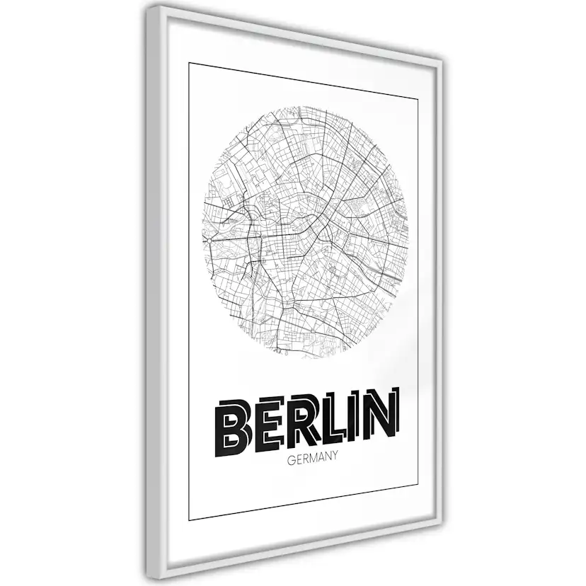 Poster Artgeist Affisch Retro Berlin