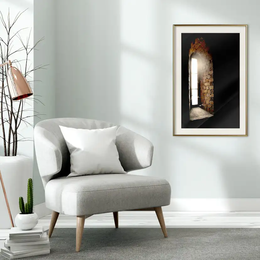 Poster Artgeist Affisch Light in the Wall