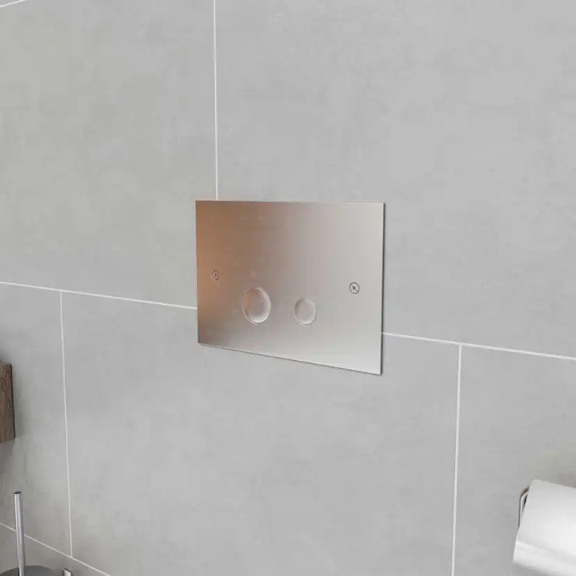 LAVABO Luna Skylleplade for Geberit (Sigma) Cisterne, Krom Krom