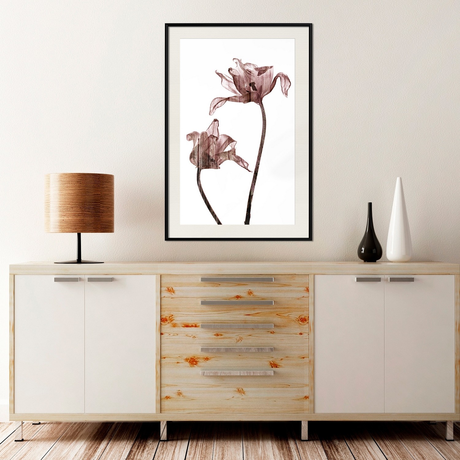 Affisch - Illuminated Closeness [Poster] 20x30 Svart ram med passepartout, 20x30 cm