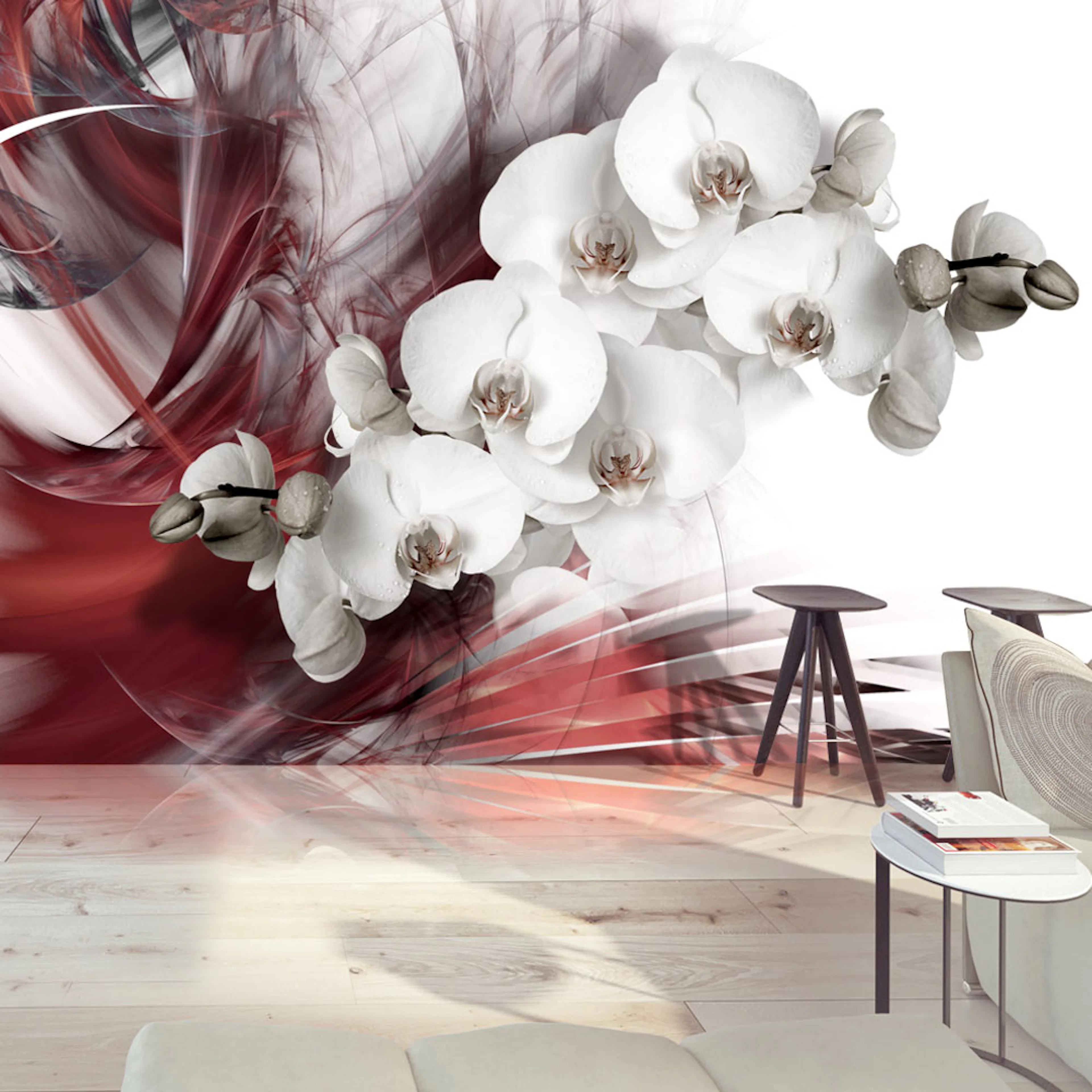 Fototapet Arkiio Orchid In Red