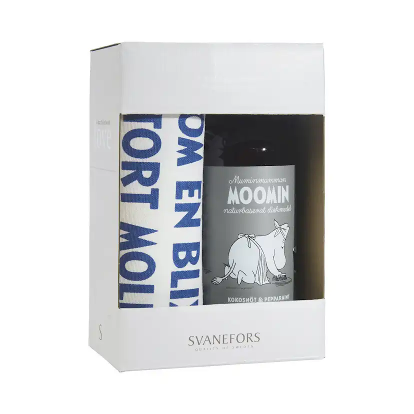 Presentförpackning Svanefors A Box with Mumin Disk & Skida