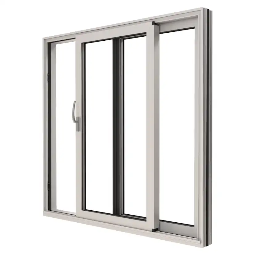 Skjutdörr NorDan HelAlu Aluminium 2-Delad Dubbelspår