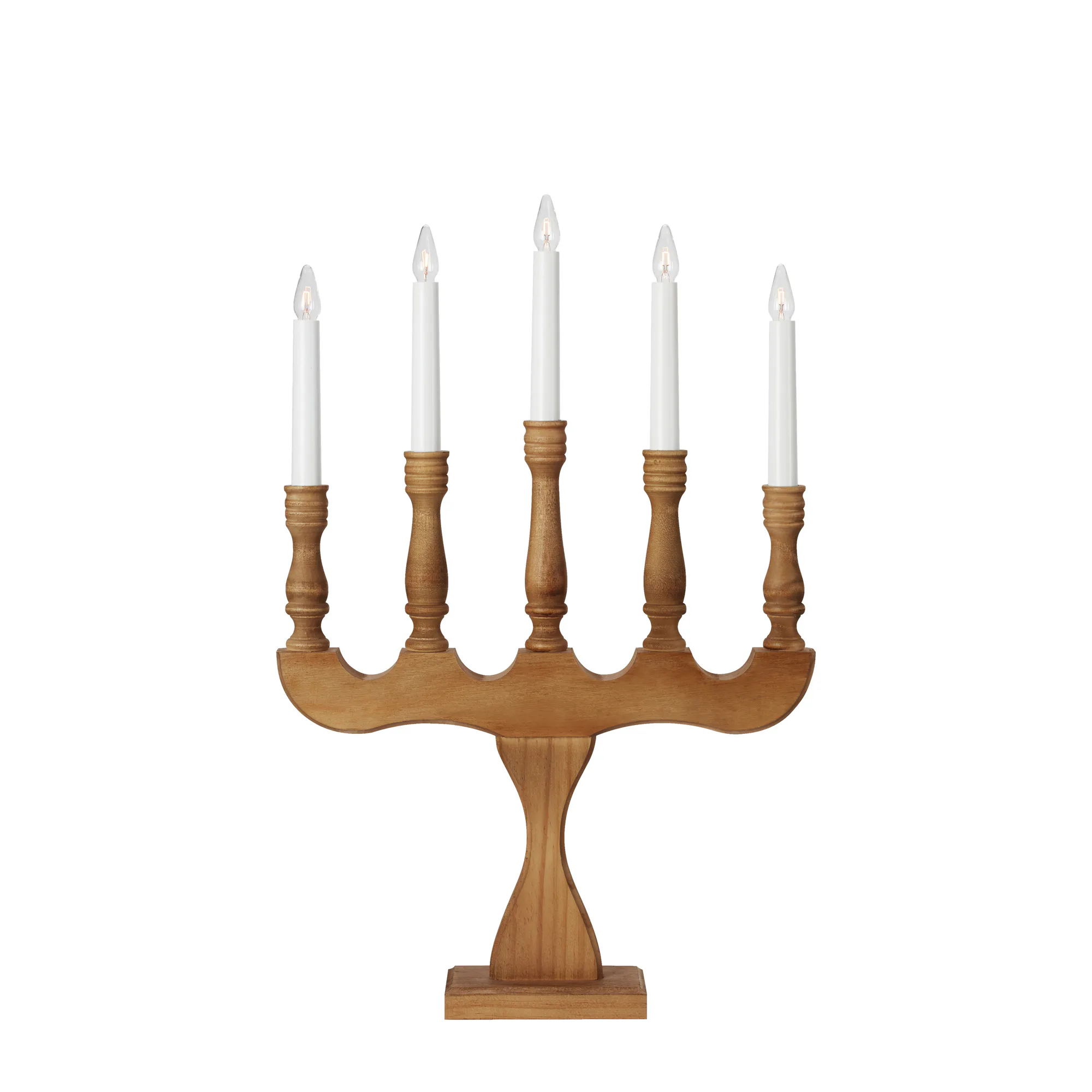 Adventsljusstake Markslöjd Svaneholm Träljusstake 5 Ljus