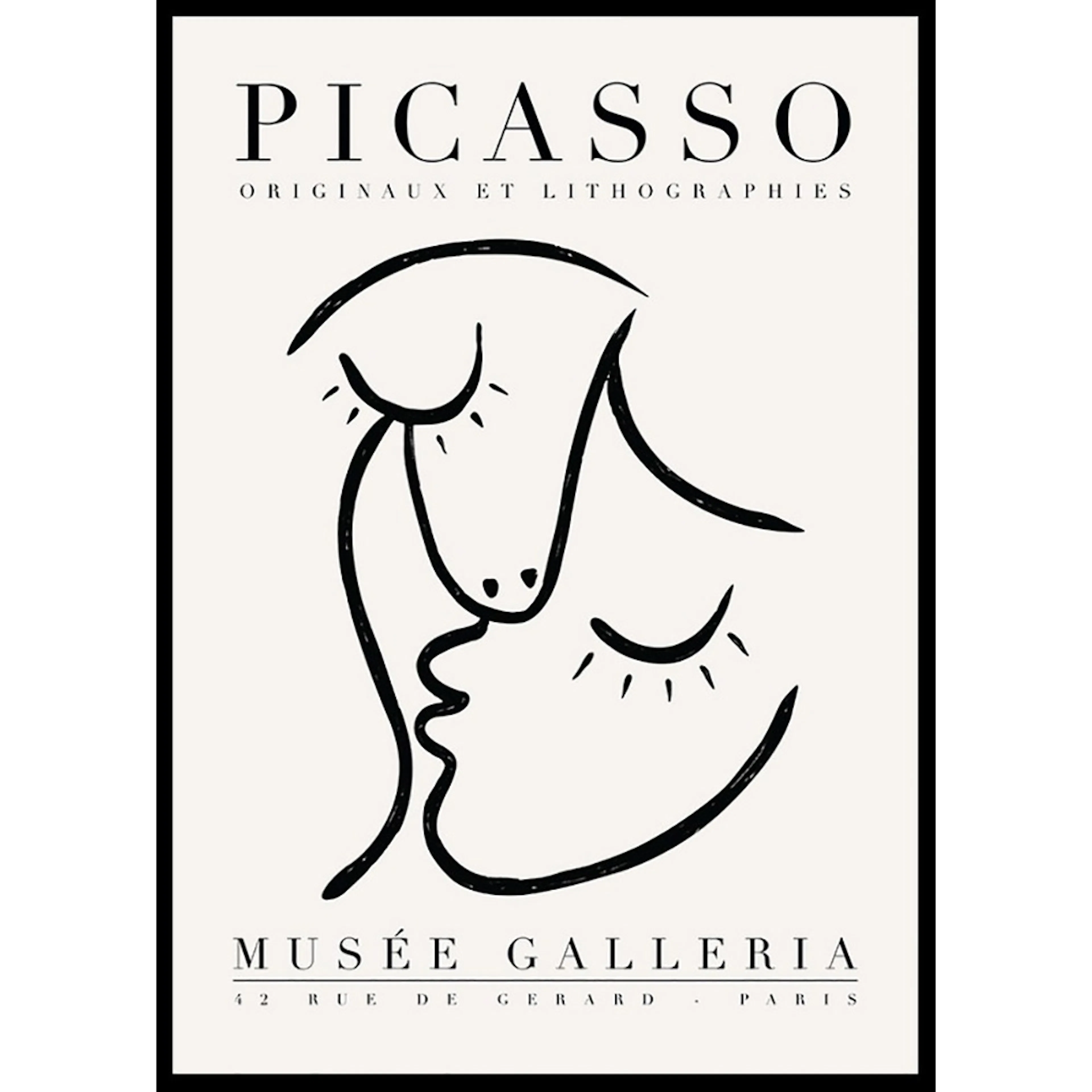 Poster Gallerix Picssso Lithographie No6