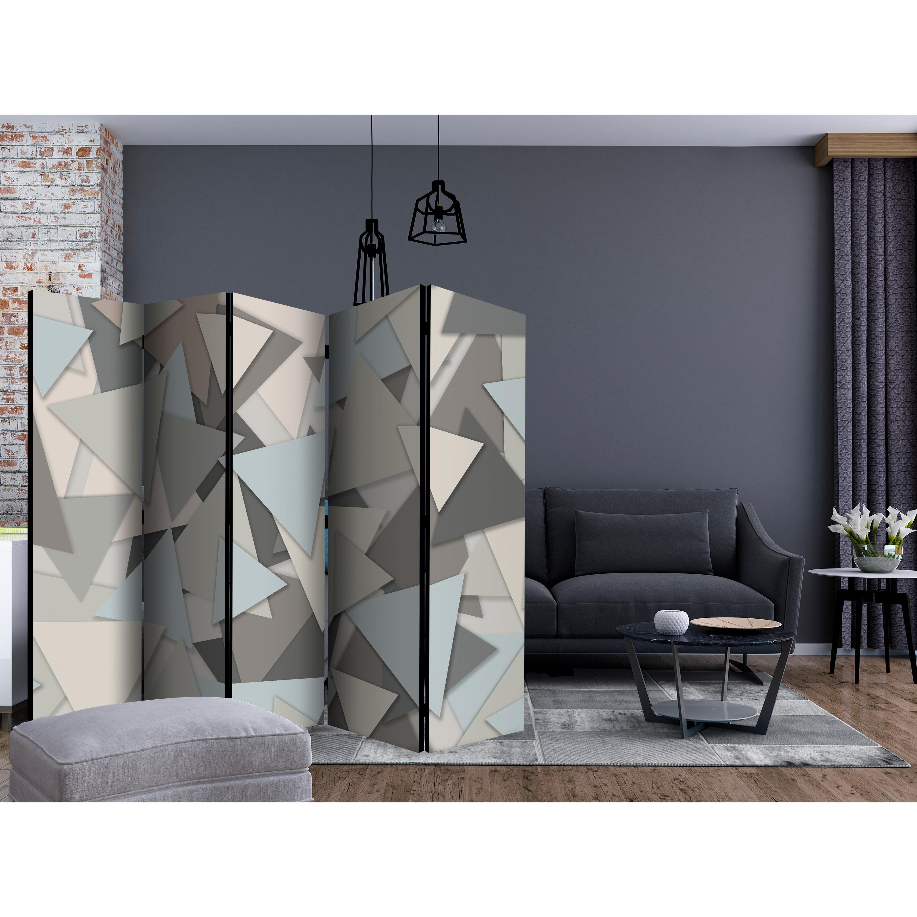 Rumsavdelare Arkiio Geometric Puzzle II Trianglar 225x172 cm