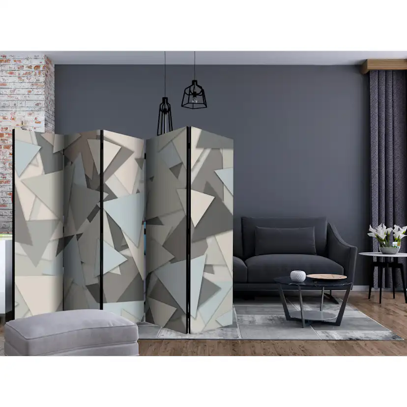 Rumsavdelare Arkiio Geometric Puzzle II Trianglar 225x172 cm