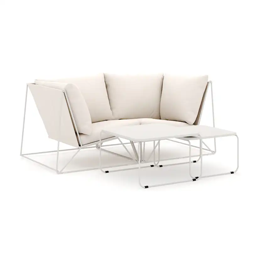 Usteryd Rak soffa 2 sits Beige/Beige