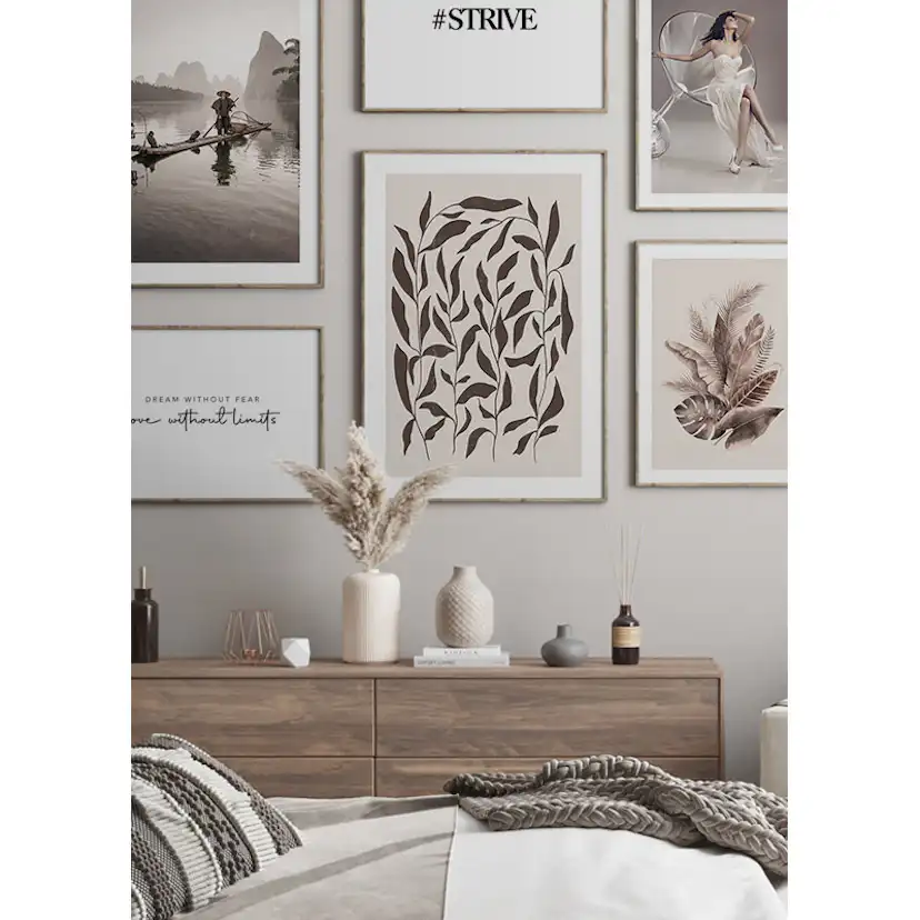 Poster Gallerix Abstract Botanical No1