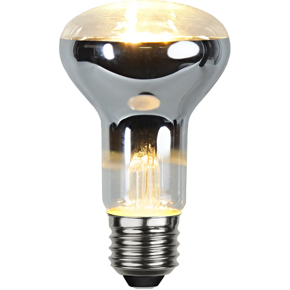 LED-lampa Star Trading Filament E27 R63 Reflector Klar Dimbar 4W