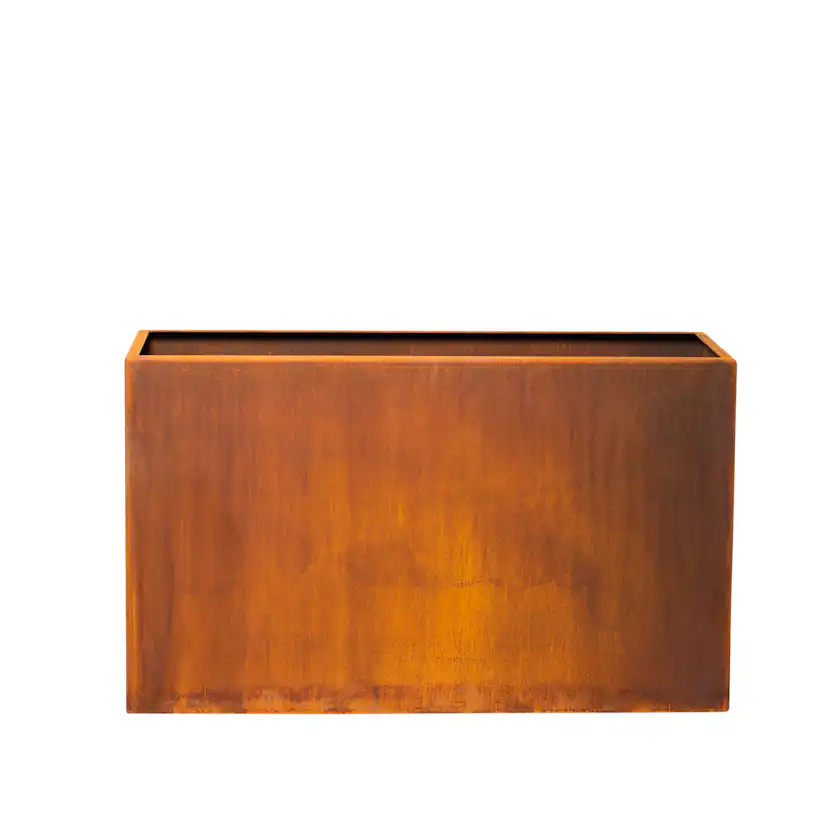 Ytterkruka GrillSymbol Lilly i Cortenstål, 110x37cm, 67cm Höjd, Utomhuskruka