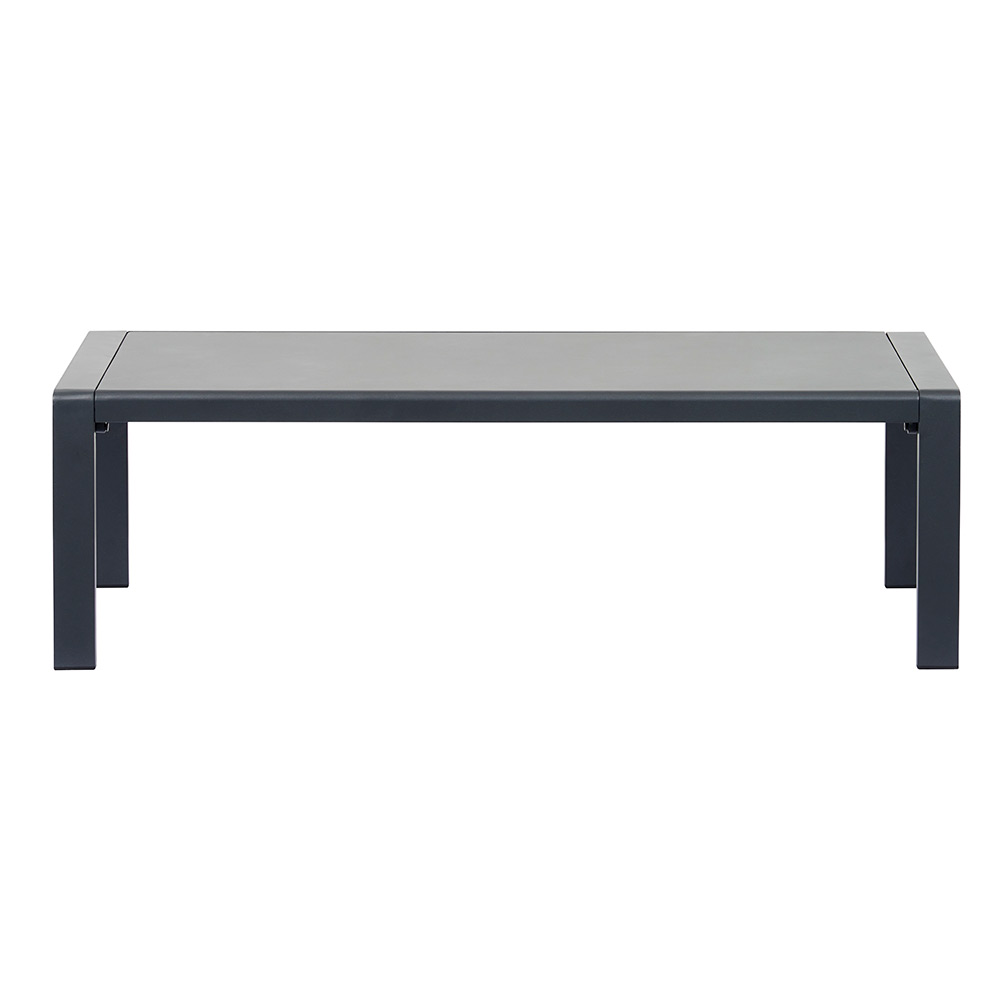 Trädgårdsbord Outfit Lis 130x60 cm, Aluminiumbord med Durafit Bordsskiva
