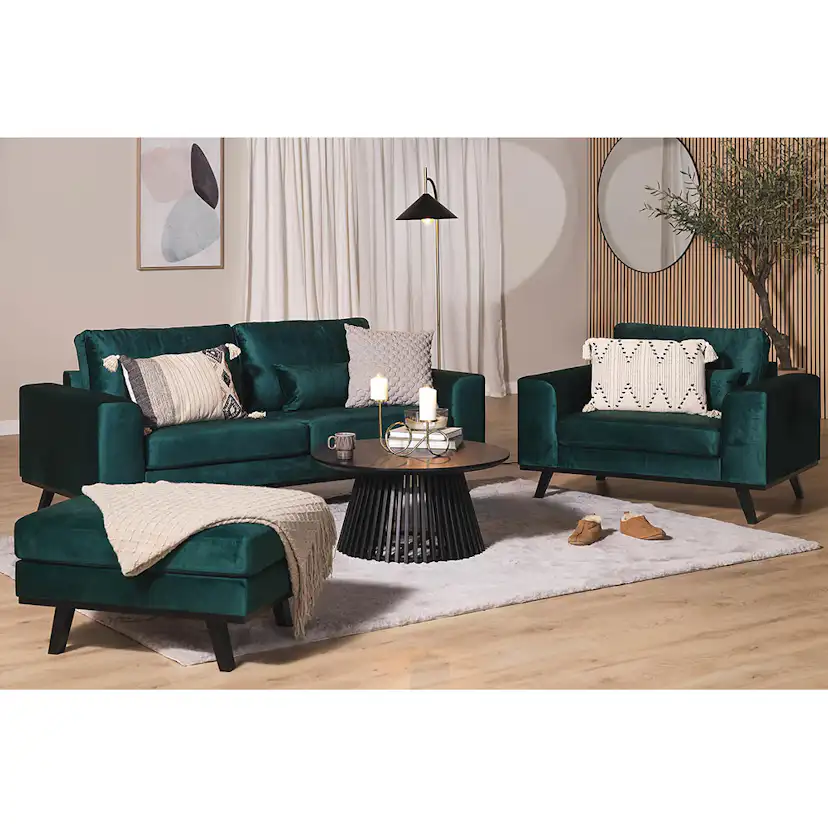 Fotpall Scandinavian Choice Copenhagen Sammet