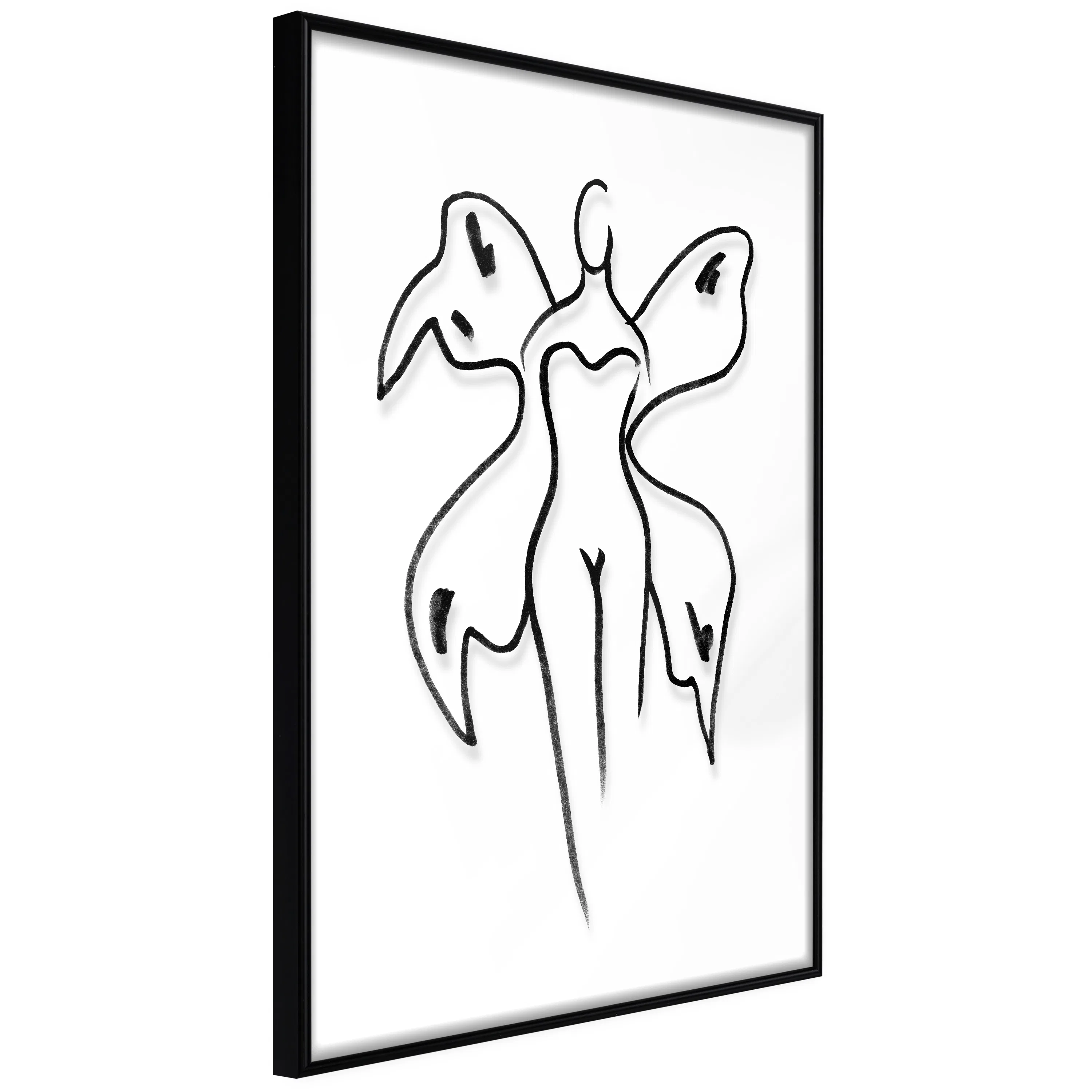 Poster Artgeist Affisch Butterfly Woman