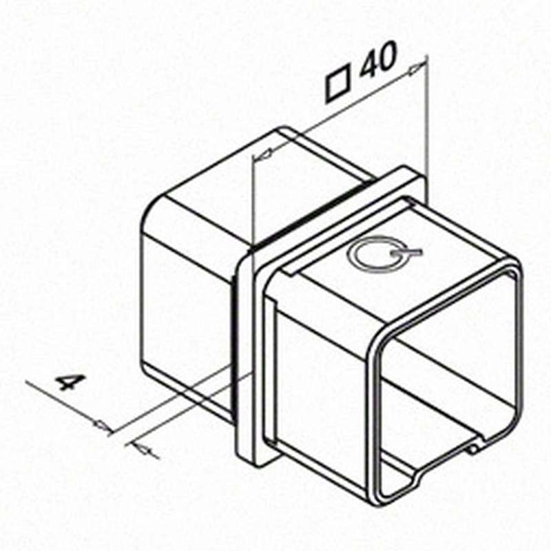 Koppling Rak Herrljunga Ledstångsfabrik Utomhus