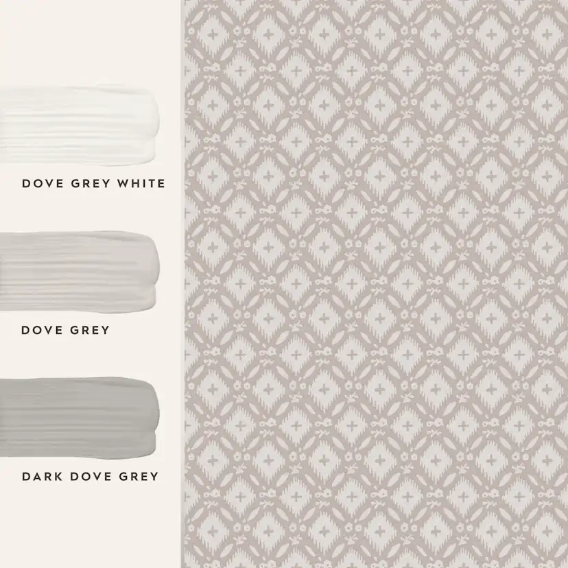 Tapet Laura Ashley Vitbrook Dove Grå 118474