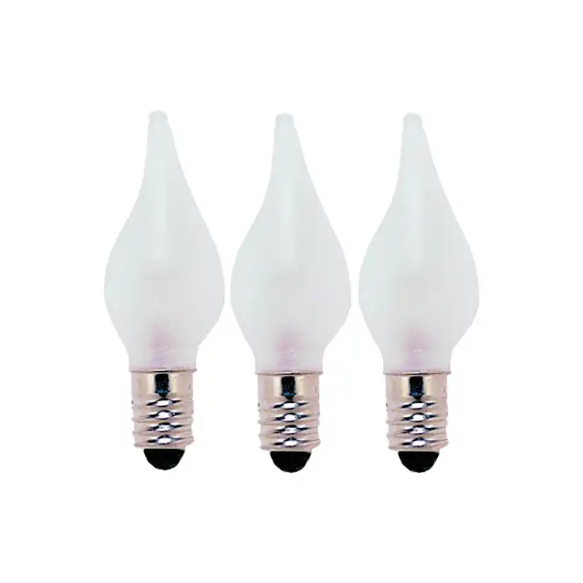 LED-lampa Star Trading Reservlampa E10 24V 1,8W Frostad 3-pack