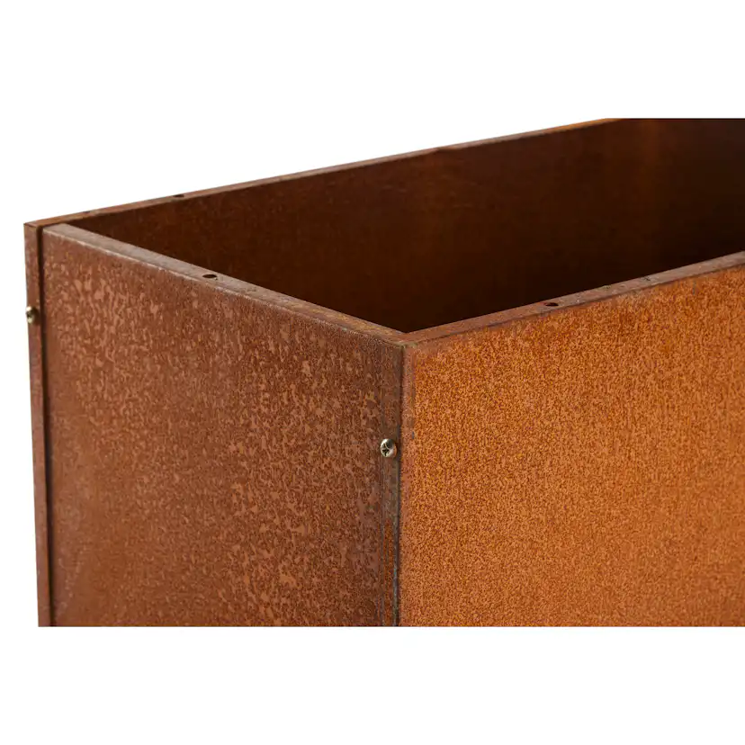 Blomlåda Grouw Fyrkantig Rostig 80X30X30 cm