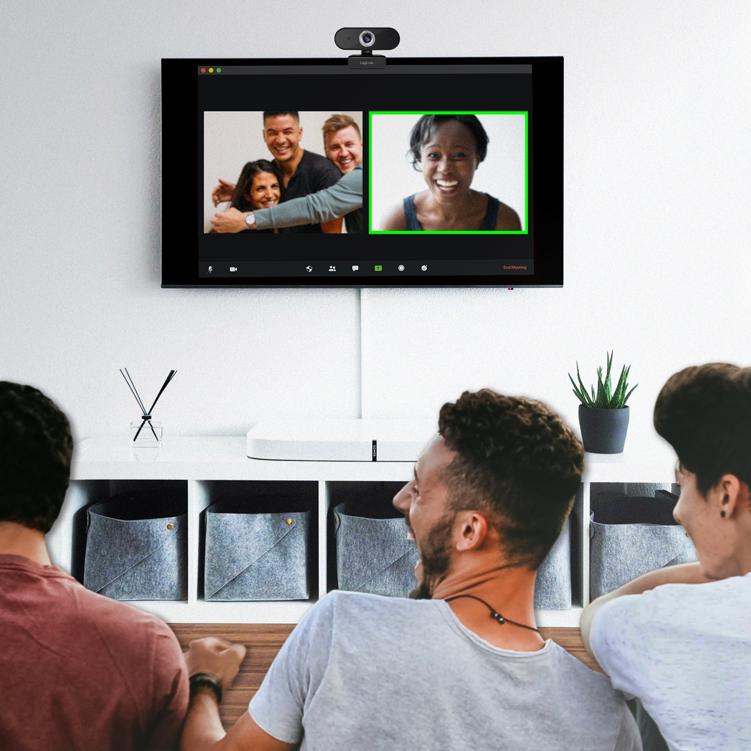 Webbkamera LogiLink HD 720p Med Inbyggd Mikrofon