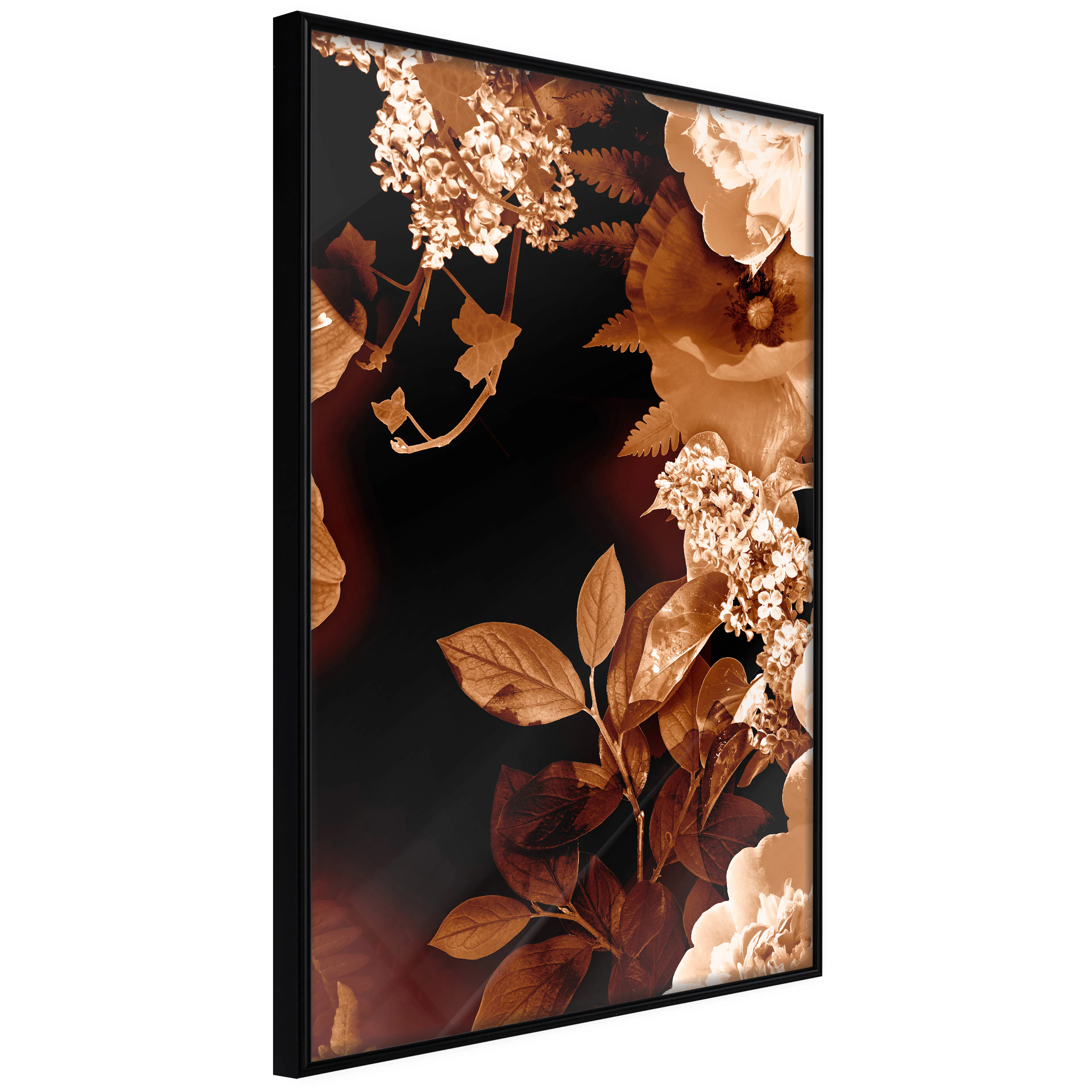 Affisch - September Night [Poster] 40x60 Svart ram, 40x60 cm