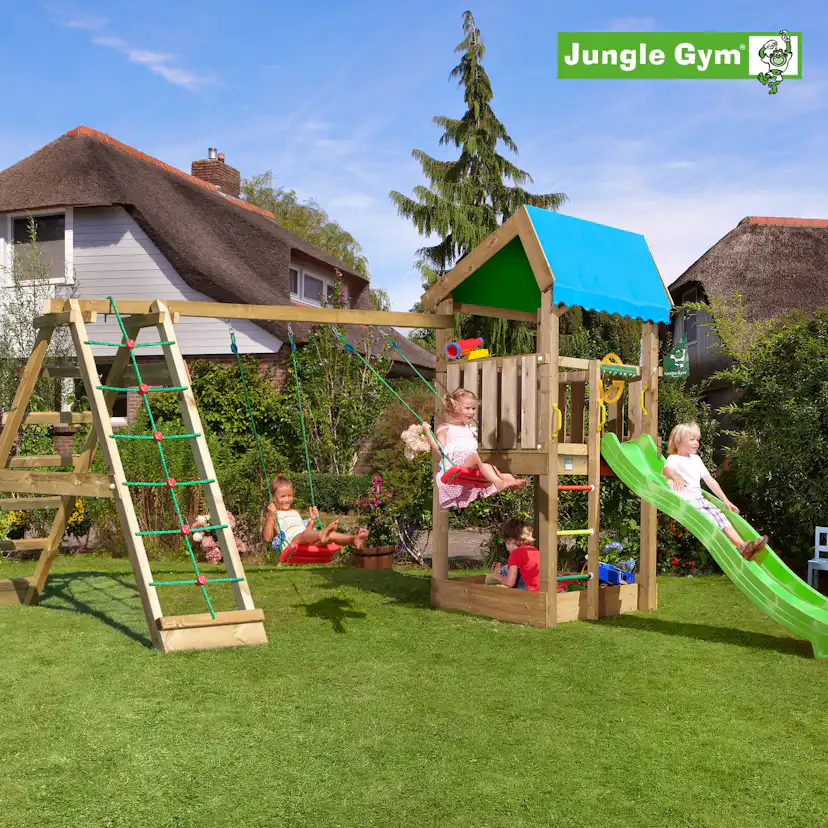 Lektorn Jungle Gym Home Komplett Inkl Climb Modul X'tra och Rutschkana