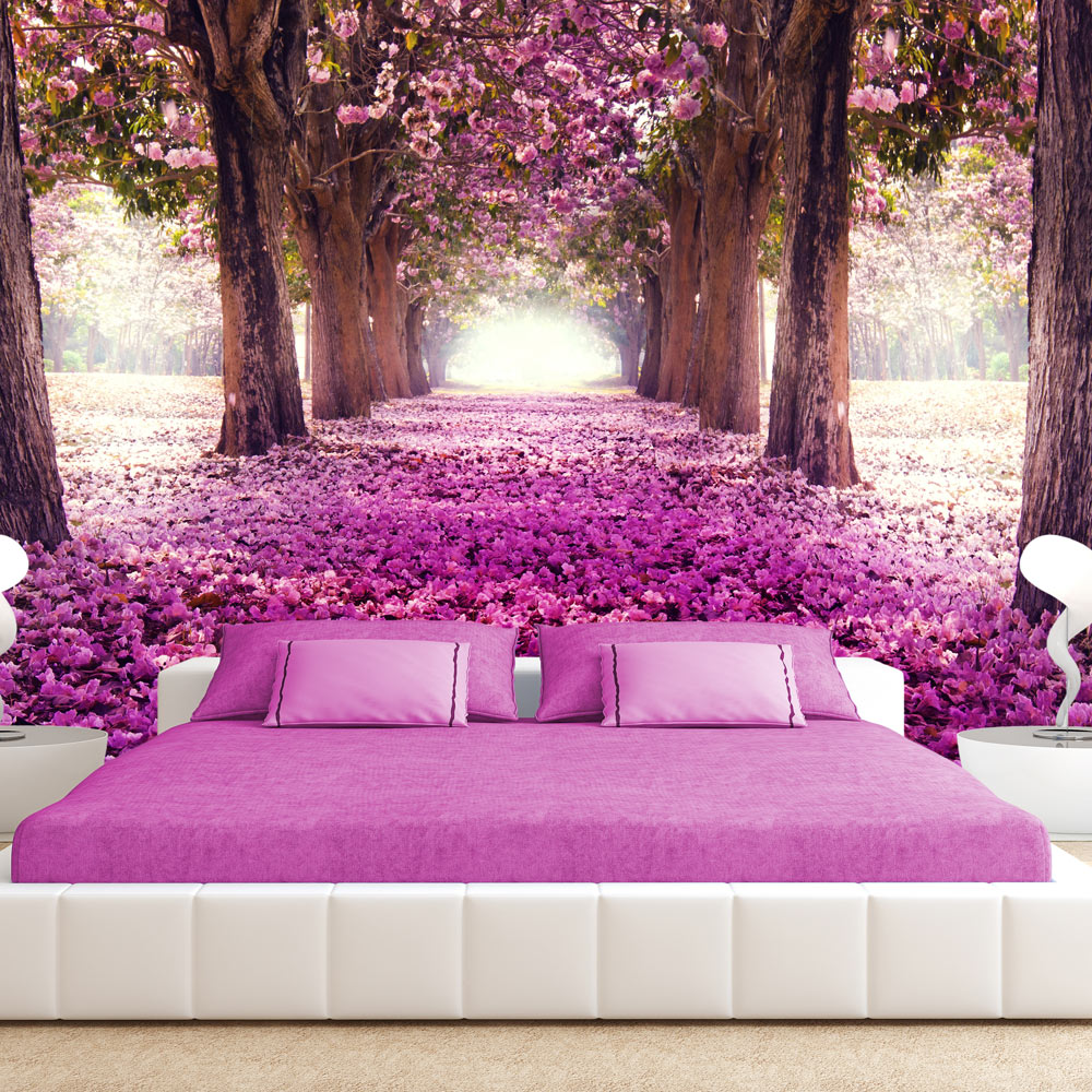 Fototapet Arkiio Självhäftande Pink Path