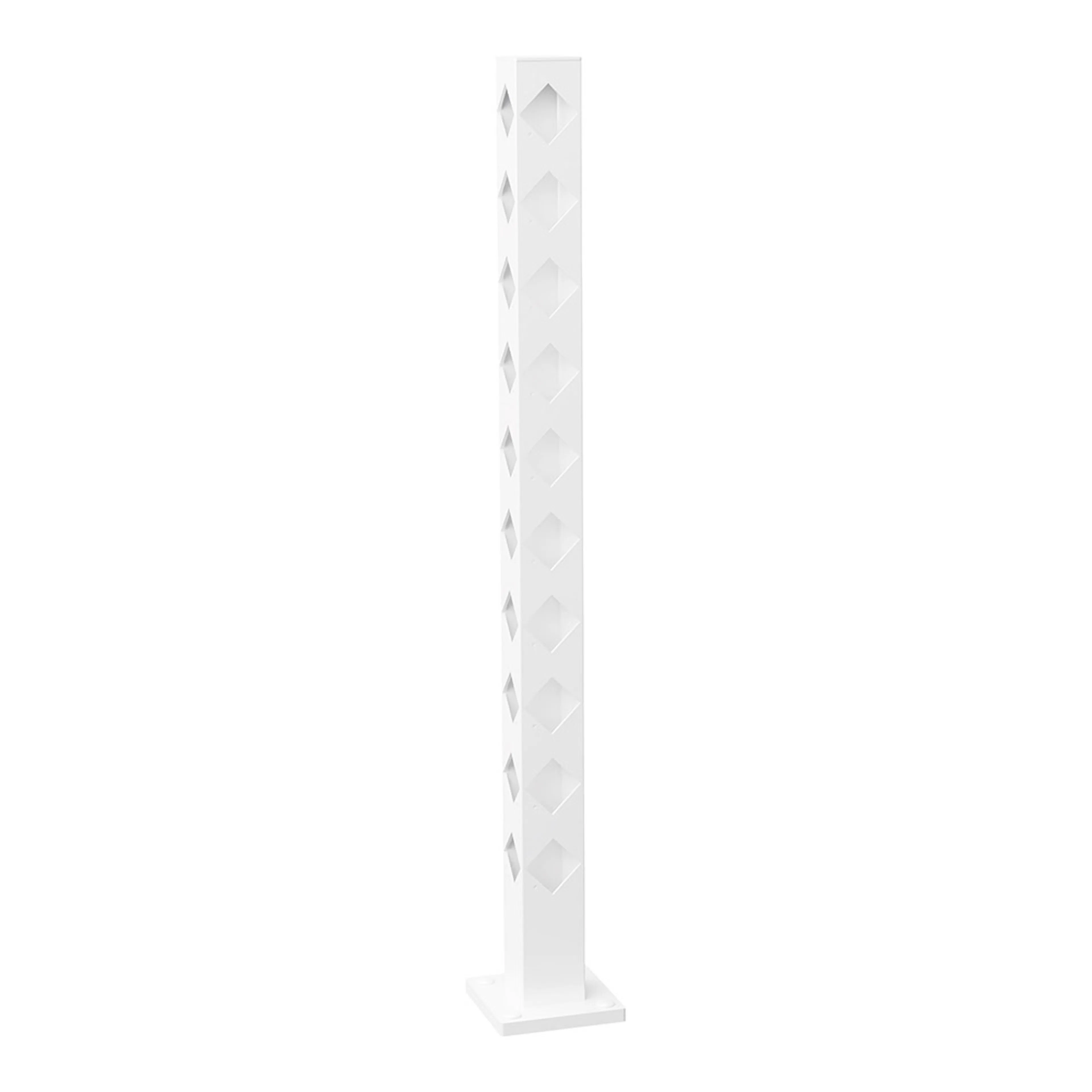 Staketstolpe Bolmen 995 mm Hörnstolpe VIT Höjd: 995 mm, Vit
