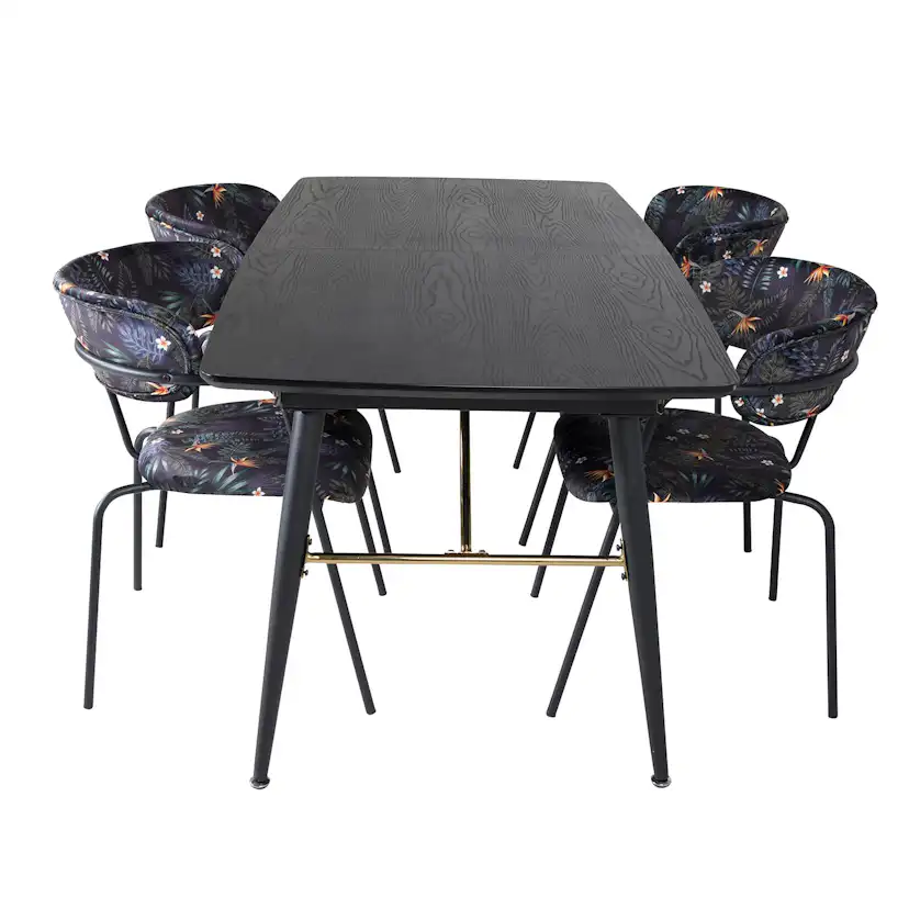 Matgrupp Venture Home Guld med 4 Aris Stolar