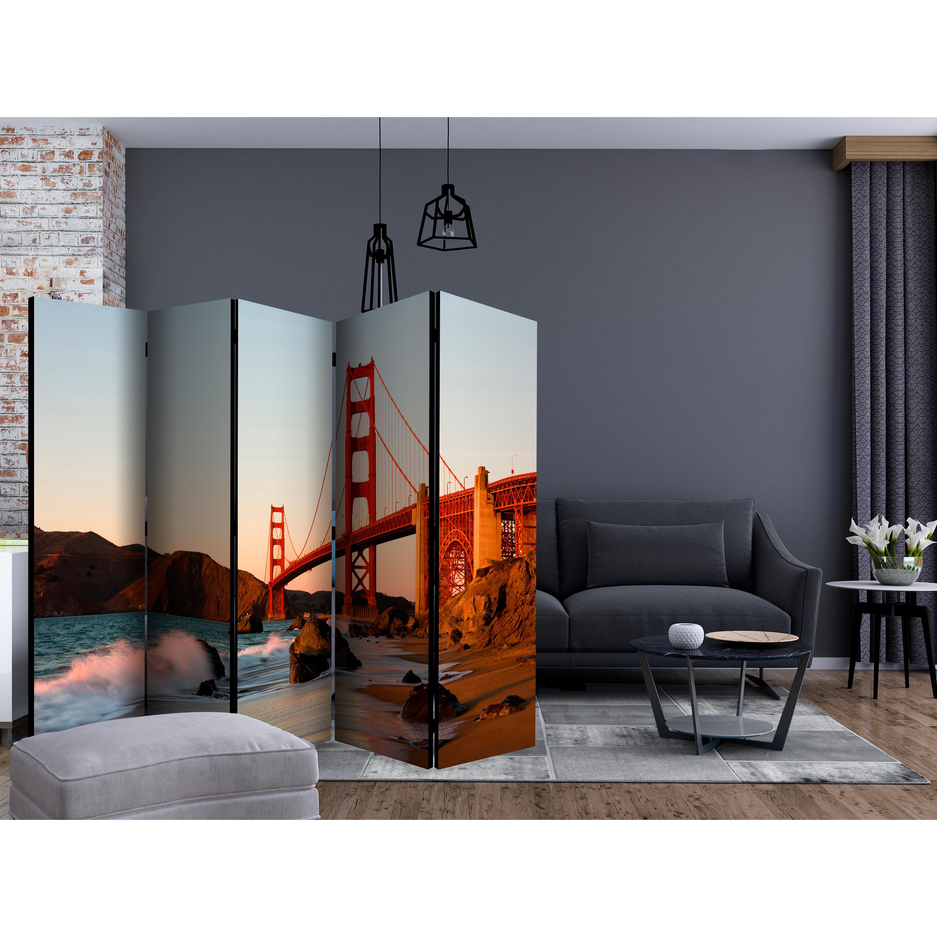 Rumsavdelare Arkiio Golden Gate Bridge Sunset San Francisco II 225x172 cm