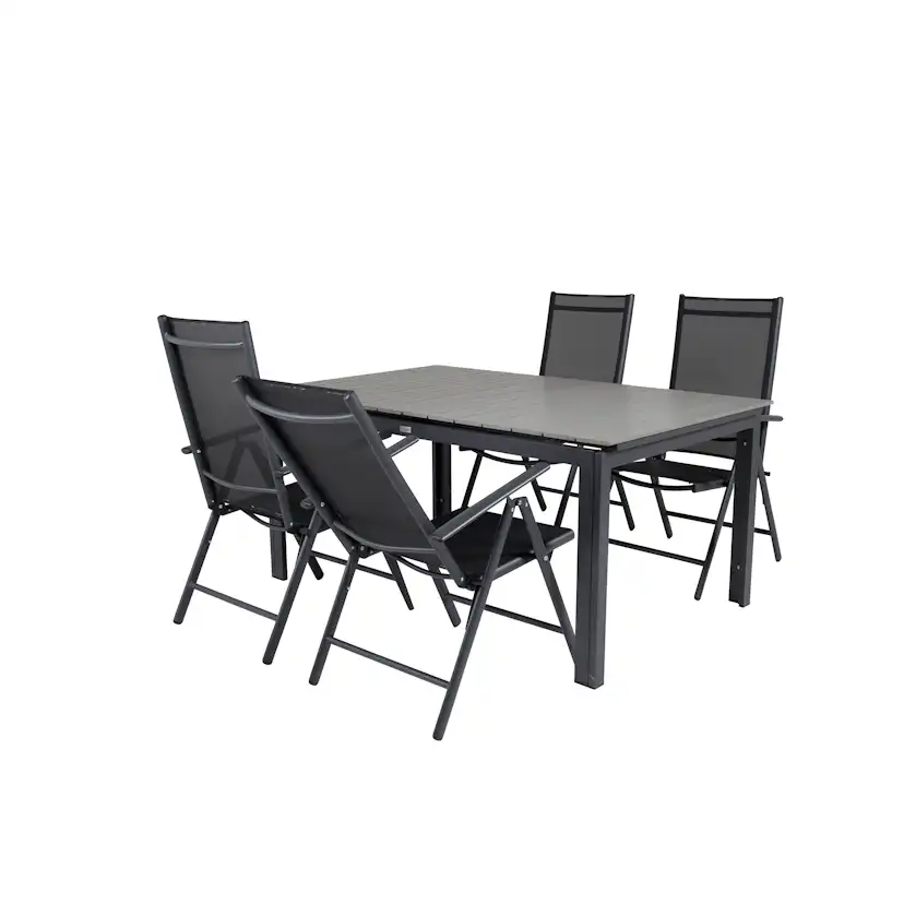 Matgrupp Venture Home Lova 160/240 med 4 Bront Stolar