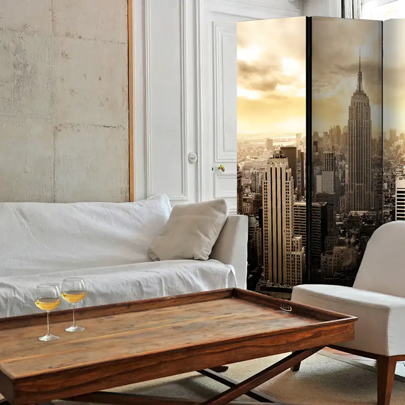 Rumsavdelare Skärmvägg Arkiio Light Of New York 135x172 cm