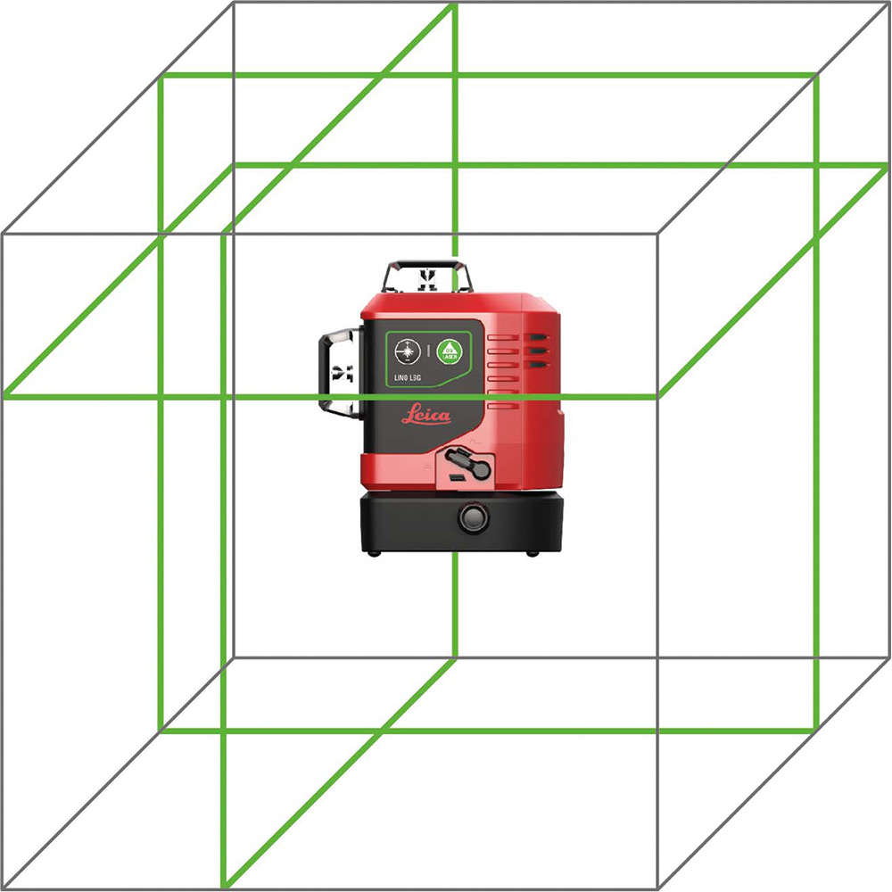 Multikorslaser Leica Lino Grön L6G-1