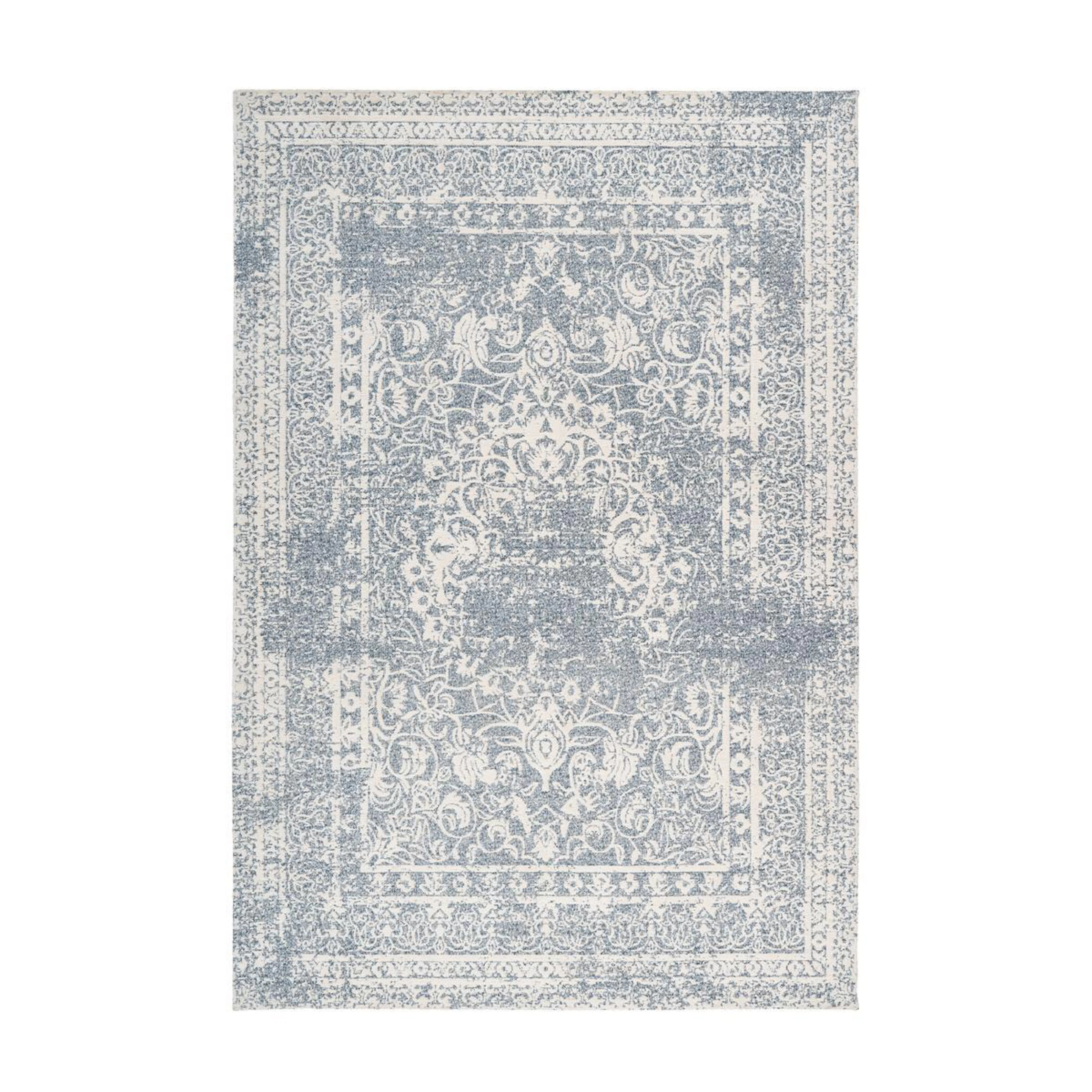 Hedde Matta Hikin Creme/Blå 200x290 cm 200x290 cm