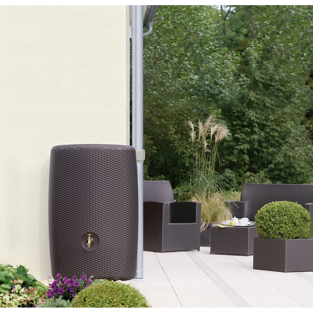 Regnvattentunna Garantia Sundra 300 L Mocca