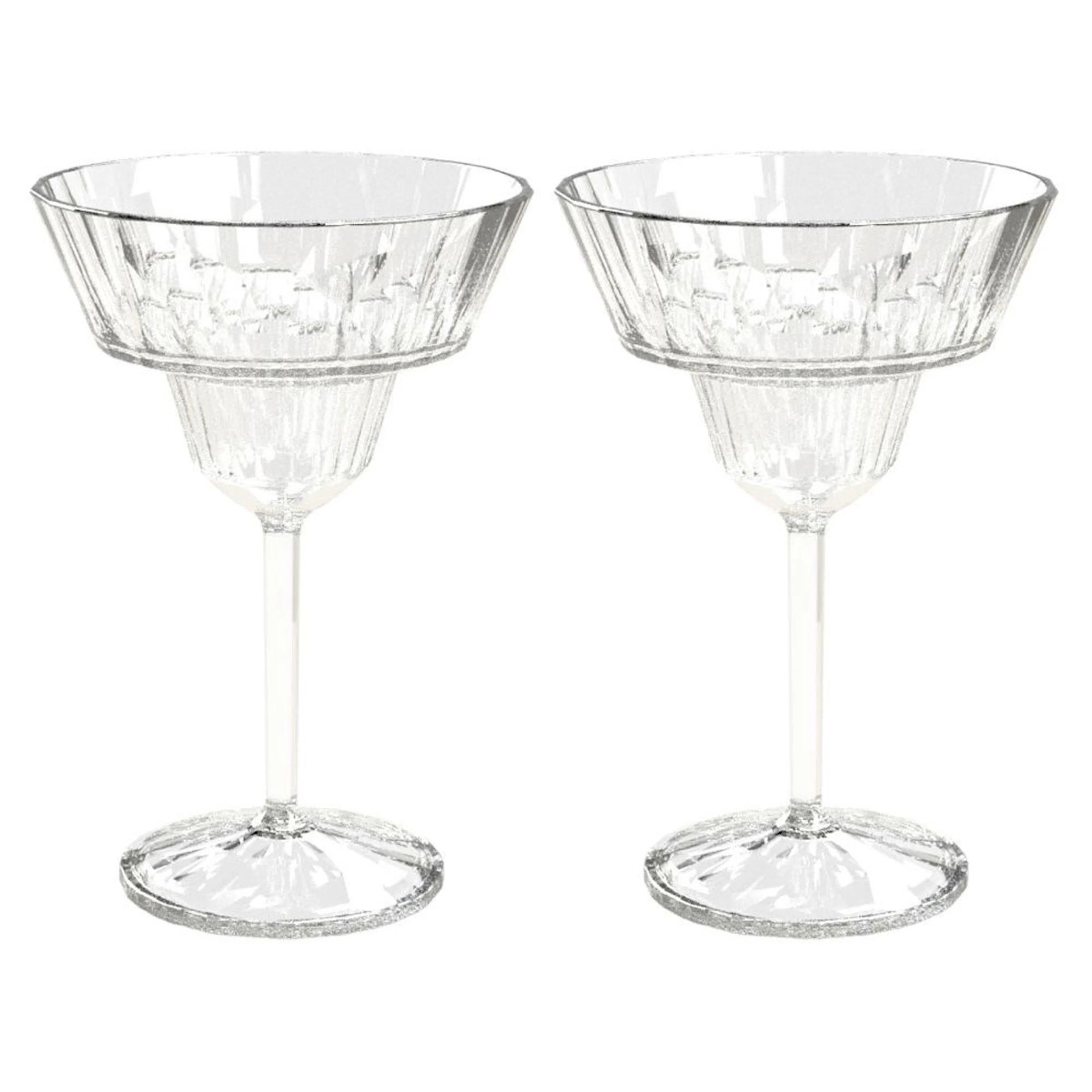 Club No. 16 Drinkglas Plast 250 ml Crystal Clear 2-pack