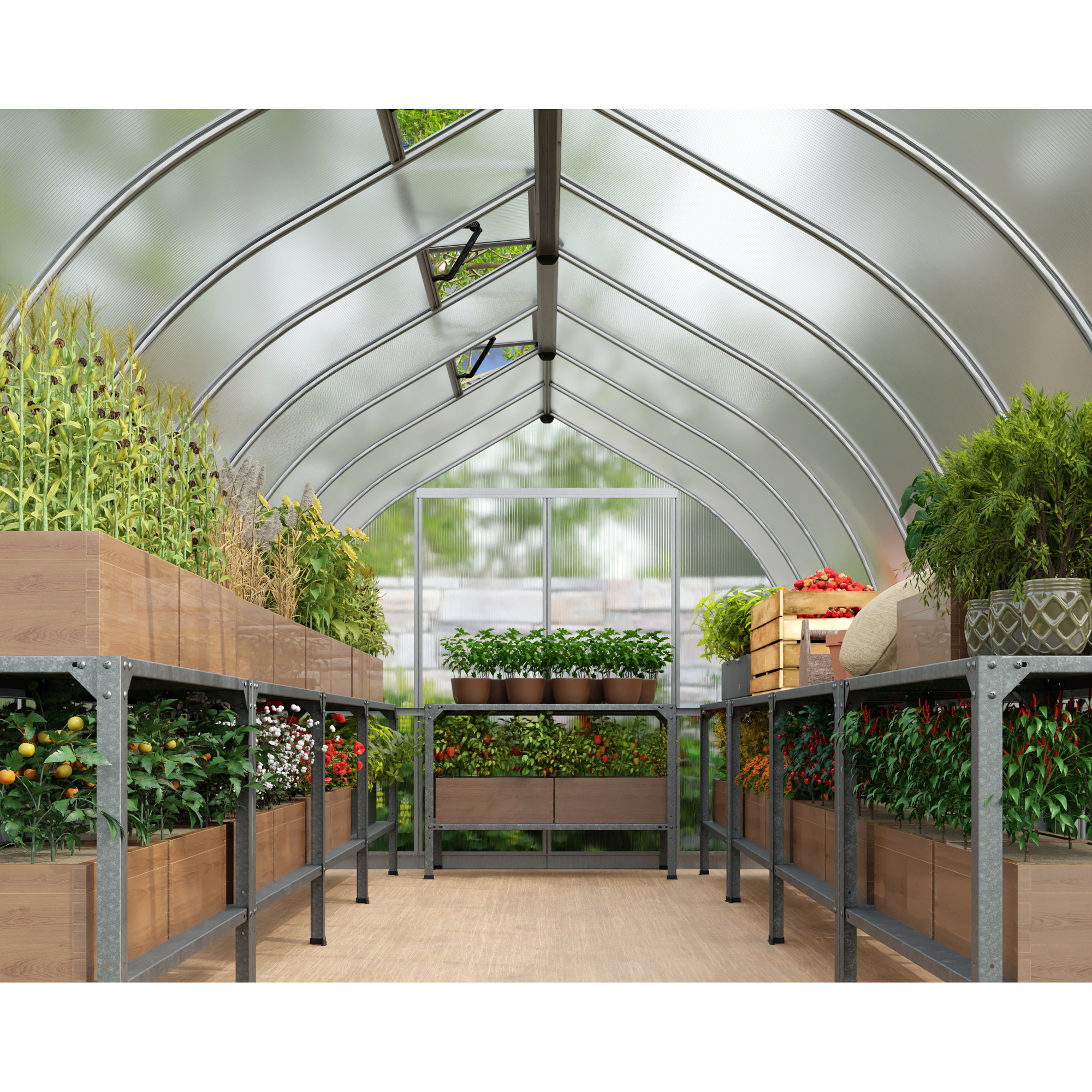 Tunnelväxthus Canopia Kivik 8,9 m²