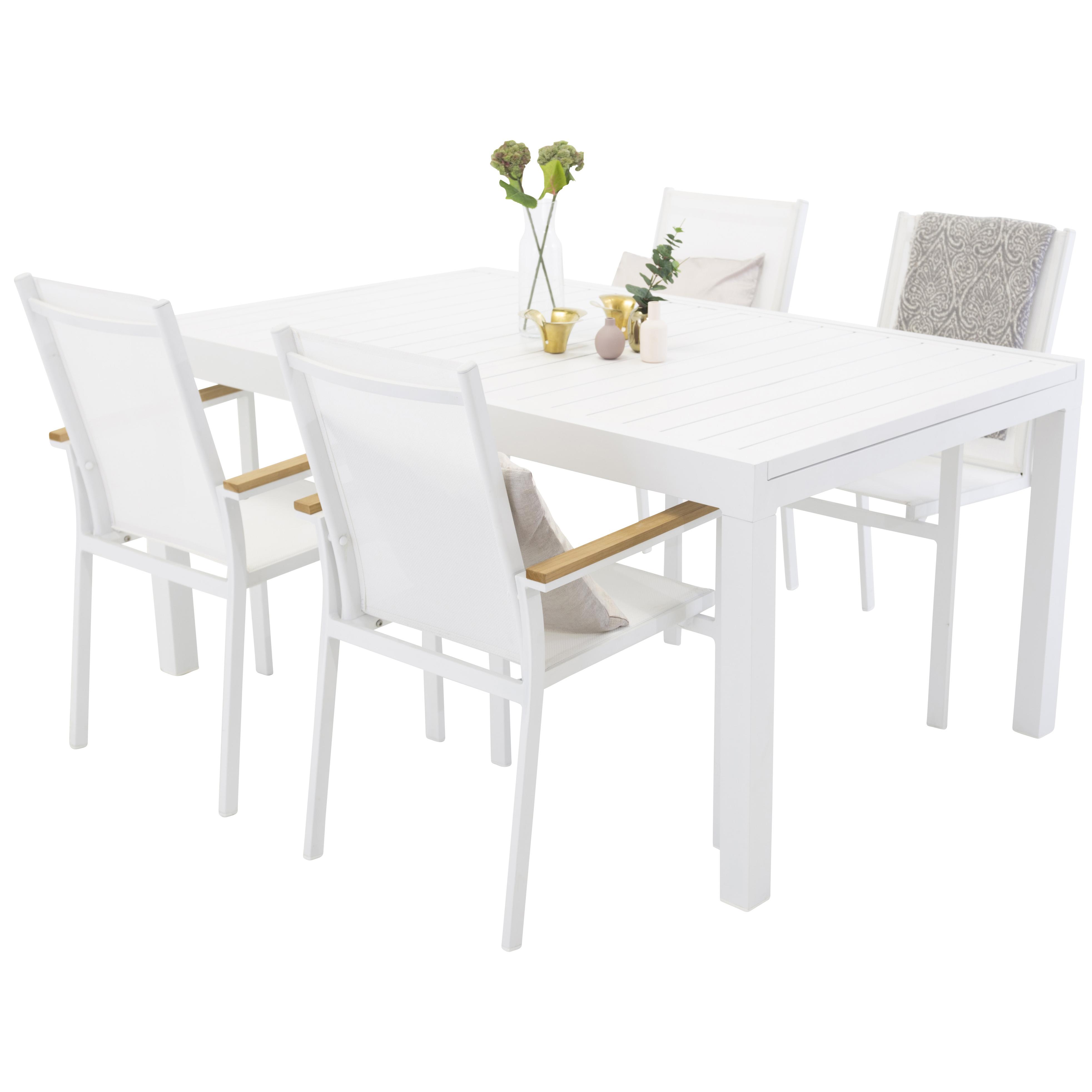 Matgrupp Venture Home Madrid 160/240 med 4 Tilly Stolar