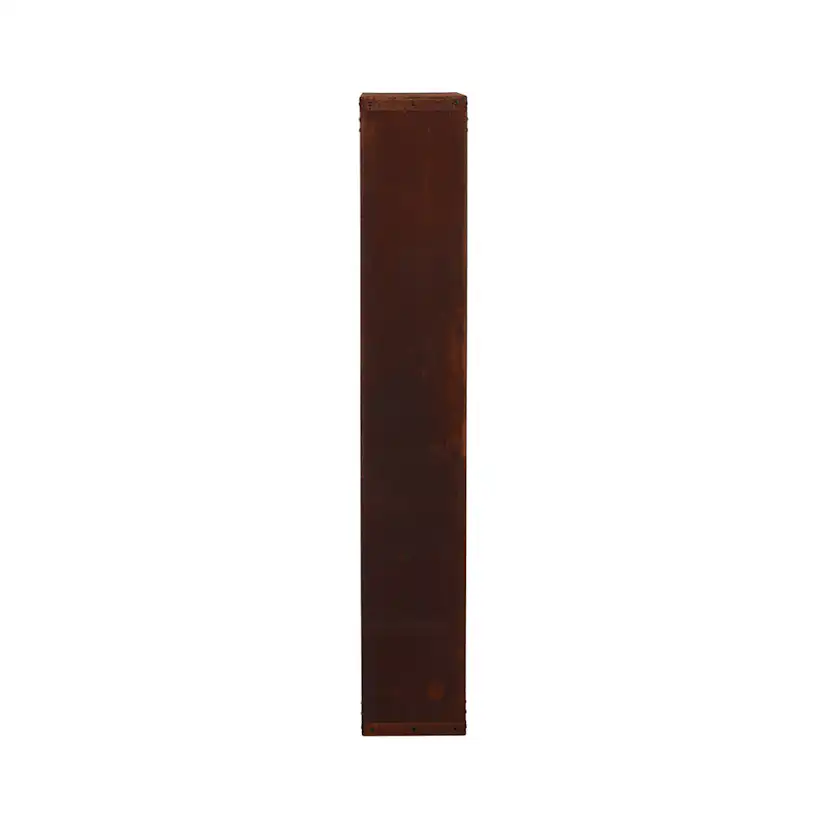 Mombasa Firewood Storage Steel - Rusty Orange Rostig