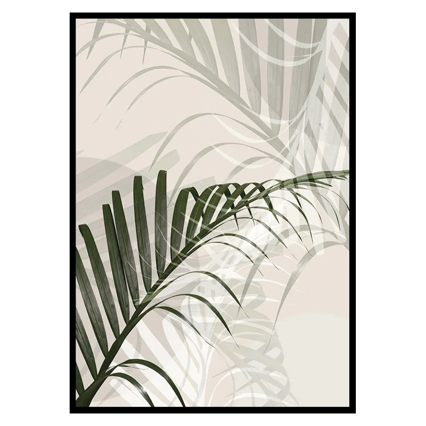 Poster Gallerix Abstract Palm Leaves No2