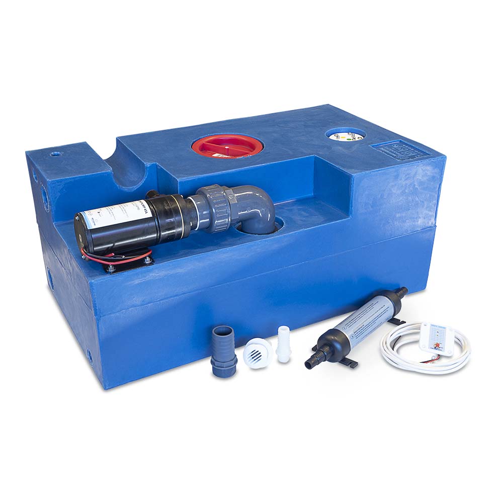 Svartvattentank Albin Group Marine 72L CPL Macerator 12V