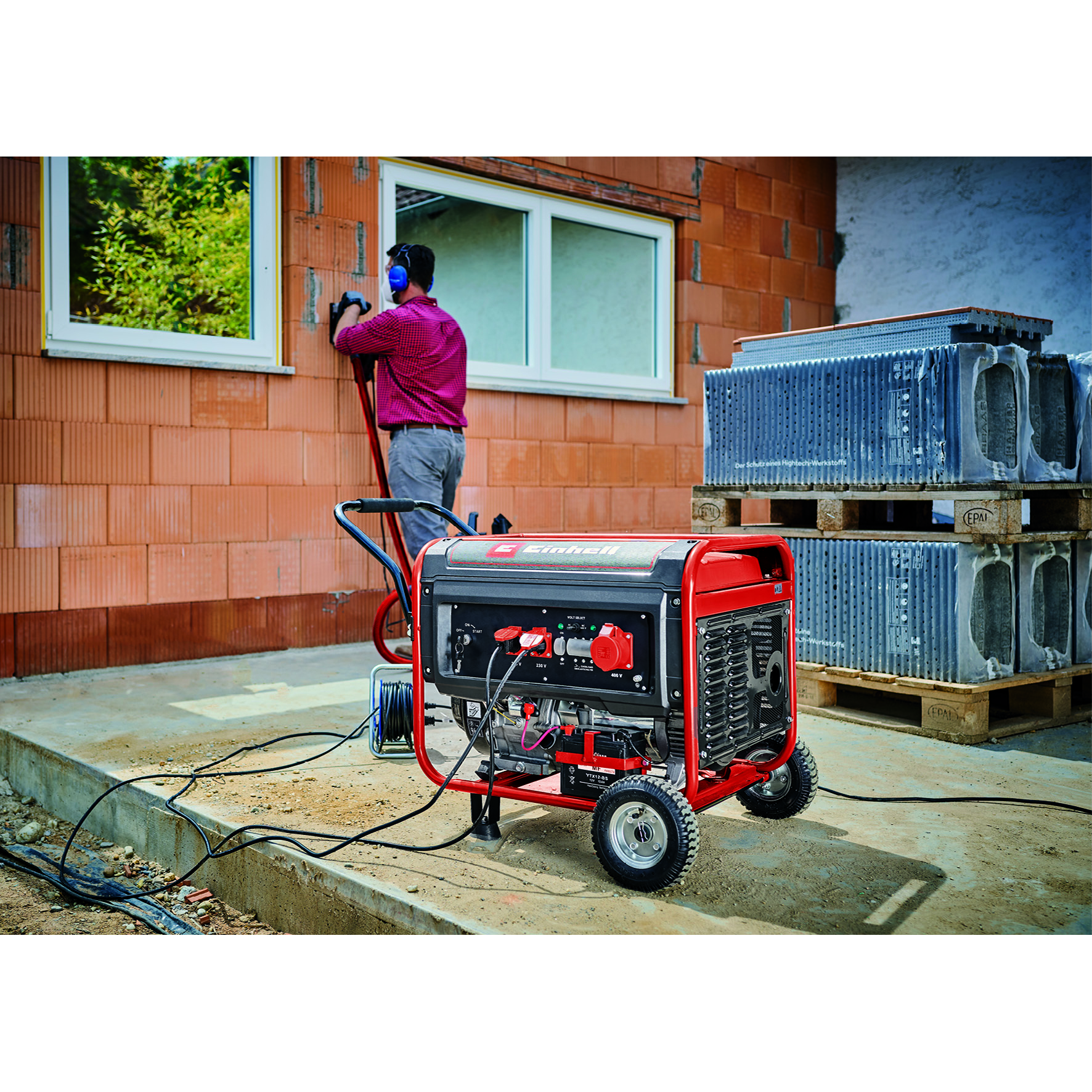 Elverk Einhell TC-PG 65/E5 med 2x 230 V 3400 W