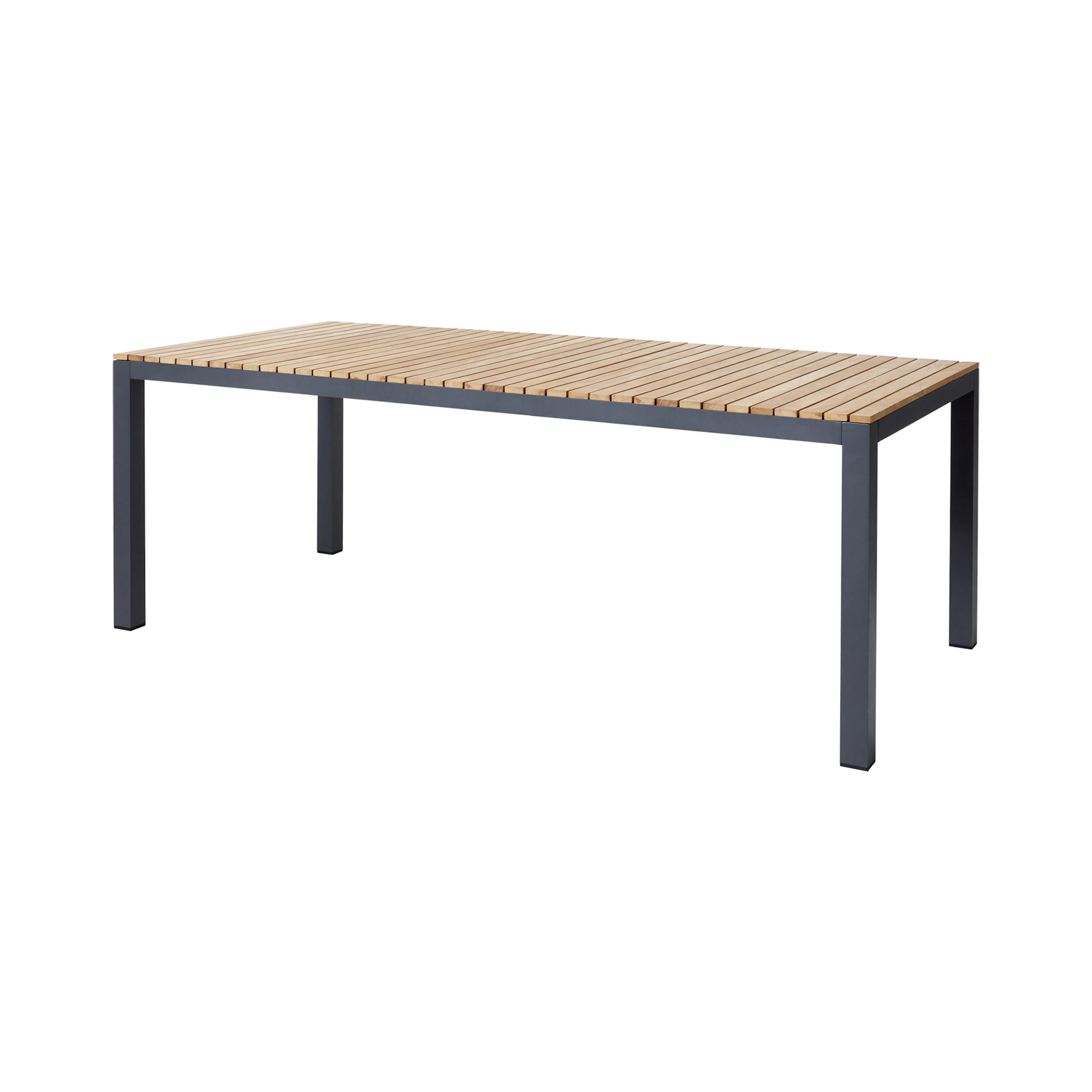 Mood Extreme bord 208x100cm antracit och teak Antracit