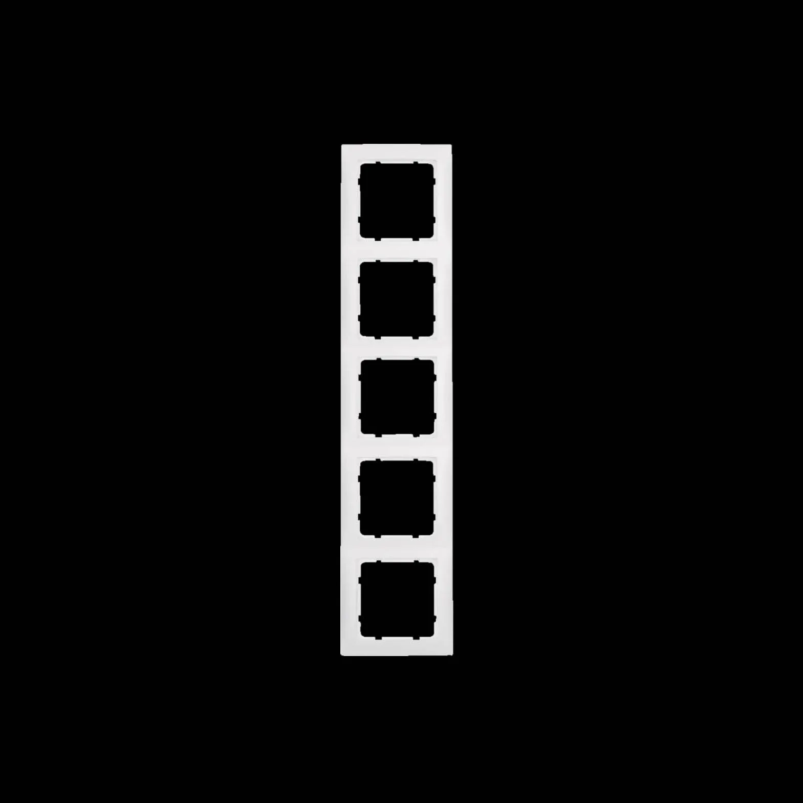 Kombinationsram Hager 5-fack i Plast S.1