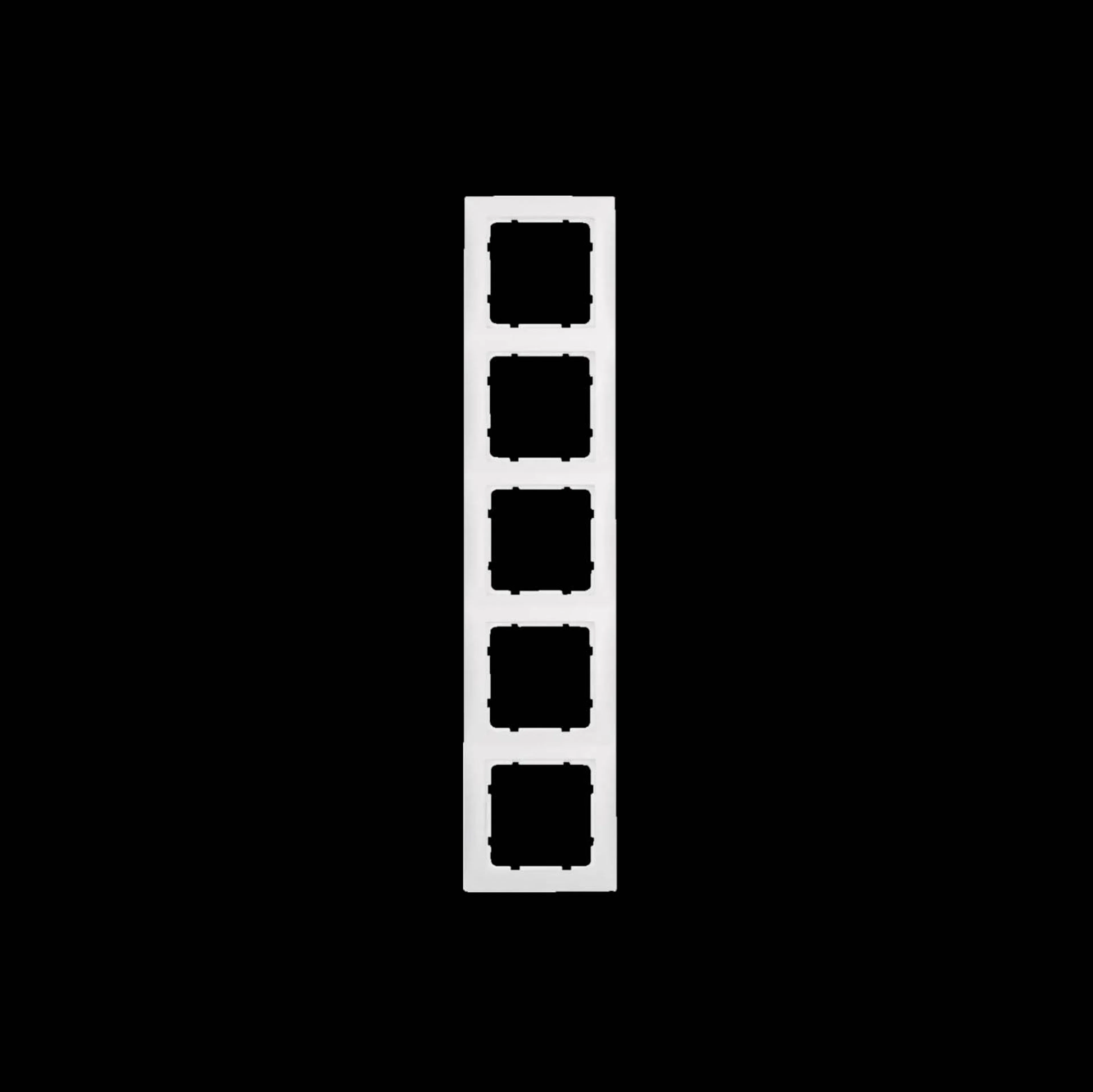 Kombinationsram Hager 5-fack i Plast S.1