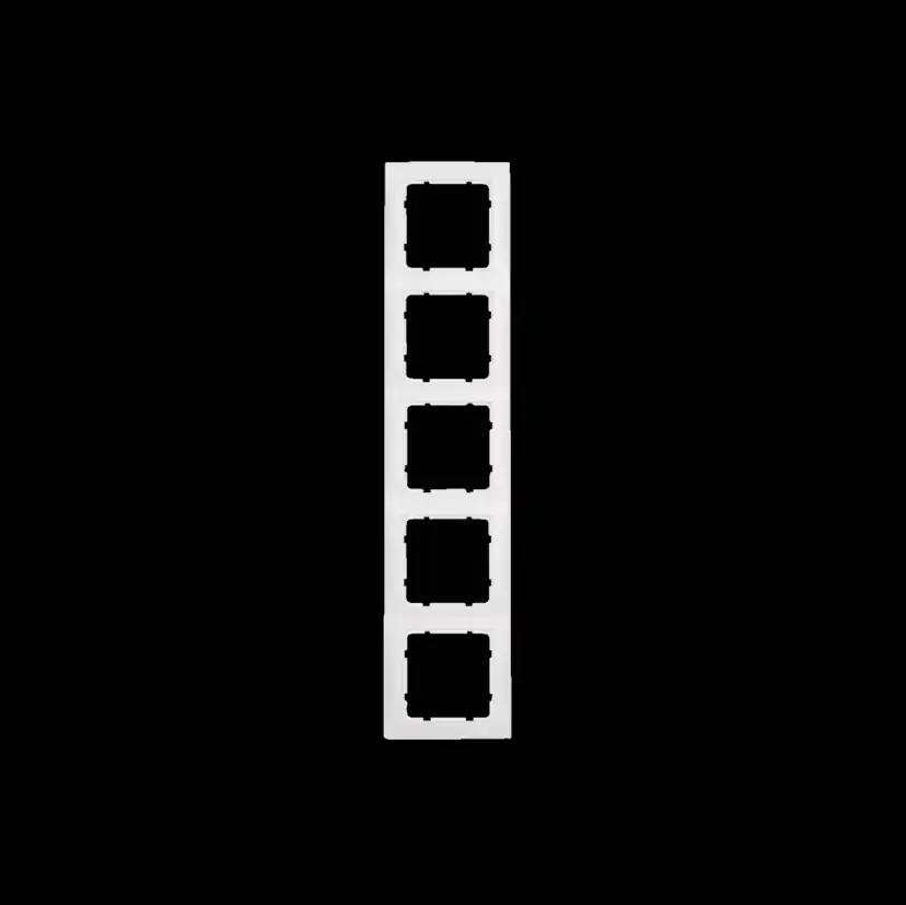 Kombinationsram Hager 5-fack i Plast S.1