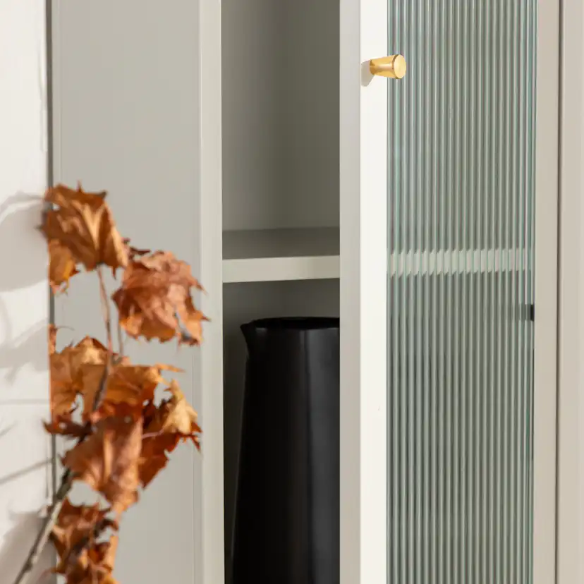 Cali Cabinet - Beige / Beige Beige