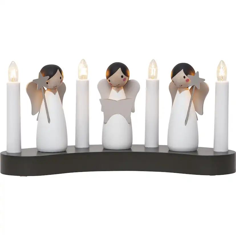 Adventsljusstake Star Trading Angel choir
